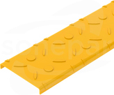 DBKR 100 FSK SGB Pokrywa z blachy ryflowanej do koryt kablowych BKRS
