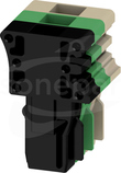 ZPC 2.5 SW/GN/DB Wtyczka