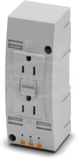 EO-AB/PT/LED/DUO/V/GFI/15 Gniazdko podwójne