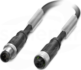 SAC-4P-M12MS/ 0,3-PUR/M12FS SH Kabel czujnika/urządzenia wykonawczego