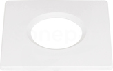 Pokrywa UNIWERSAL DOWNLIGHT kwadrat IP65 biały Akcesoria do downlight