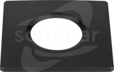 Pokrywa UNIWERSAL DOWNLIGHT kwadrat IP65 czarny Akcesoria do downlight