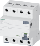 5SV46440KL 3P+N 40A 300mA AC Wyłącznik różnicowoprądowy