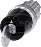 SIRIUS ACT 22mm I-O-II b/samop. Przełącznik z kluczem BKS metal