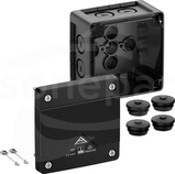 Abox Pro 025-L sw NOWY 92x92x60 IP69 czarny Skrzynka rozgałęźna