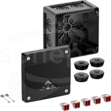 Abox Pro 040-4mm2 sw NOWY 102x102x70 IP69 czarny Skrzynka rozgałęźna