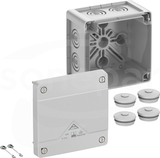 Abox Pro 040-L NOWY 102x102x70 IP69 szary Skrzynka rozgałęźna