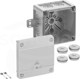 Abox Pro 040 AB-L NOWY 102x102x70 IP69 szary Skrzynka rozgałęźna
