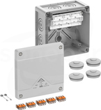 Abox Pro SL-4mm2 NOWY 127x127x75 IP69 szary Skrzynka rozgałęźna