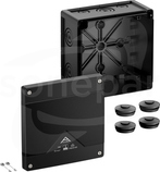 Abox Pro 100-L sw NOWY 152x152x85 IP69 czarny Skrzynka rozgałęźna