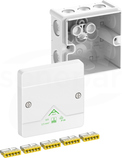 Abox 025-2,5mm2/w NOWY 87x87x52 IP66 biały Skrzynka rozgałęźna