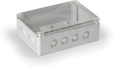 SPCK131806T 125x175x60 Obudowa CUBO S PC pok.przez