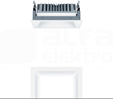 PANOS EVO Q190L 19W/840 SWI WH WH Downlight LED p/t