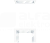 PANOS INF IP54 GLAS KLAR Q140 WH Oprawa akcesoria