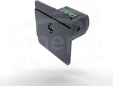 DRL-12-9  9-27VDC IP40 czarny Czujnik odległości laserowy podtynkowy