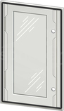DT-8040-CS Drzwi transparentne do obudowy CS