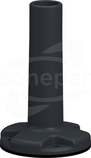 XVZ02 100mm Płyta mocująca szara plastik rura