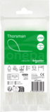 Thorsman IMT46403 120x2.5 mm (100 sztuk) biała Opaska kablowa