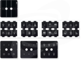 KNX Fusion zestaw ikon Plakietka