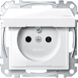Merten MEG2514-0319 2P+PE IP44 biel polarna Gniazdo