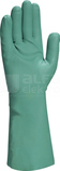 NITREX VE802 zielony 10/11 Rękawice nitrylowe flokowane