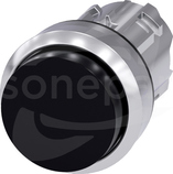 SIRIUS ACT 22mm z samop.czarny Przycisk wystający metal