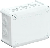 T100 biała IP66 z dławikami Puszka natynkowa 150x116x67