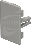 WDK HE40060GR (40x60mm) Końcówka kanału szary
