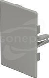 WDK HE60090GR (60x90) Końcówka kanału szary