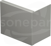 WDK HE100130GR (100X130mm) Końcówka kanału szary