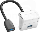 MTS-U3A F RW1 biały Nośnik multimedialny z gniazdem USB 3.0
