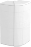 GK-AH53165RW (175x88x88) RAPID45-2 Naroże zewnętrzne ruchome cz.biały