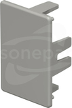WDK HE30045GR (60X60mm) Końcówka kanału szary