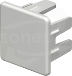 WDK HE25025RW (25x25mm) Końcówka kanału cz.biały