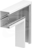 GK-F70110RW (70x110) Naroże płask.kanału cz.biały