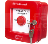 WGZ-1S 1z+1r WYŁĄCZNIK GŁÓWNY NATYNKOWY Z ZAMKIEM