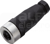 SDOGH050MSSFKPG M12 5P Wtyk żeński prosty