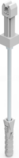 12.3/P OC H-105 z plastikiem UCHWYT Z KOŁKIEM fi 12
