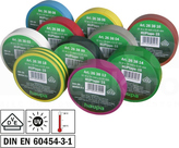 VDE 15mm/10m tęcza (10szt) Zestaw taśm izolacyjnych