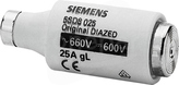 5SD8025 GG 25A DIII E33 żółty Wkładka topikowa 690V