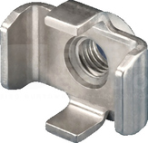 M10 2x10mm (8szt) Klamra z wprasowaną nakrętką