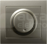 KIER 40-400W 230V50Hz satyna light Ściemniacz przyciskowo-obrotowy