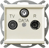 SONATA ecru Gniazdo RTV
