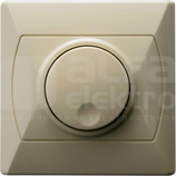 AKCENT 60-400W 230V50Hz beżowy Ściemniacz przyciskowo-obrotowy