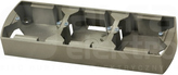 GAZELA wys.32mm satyn/satyn Puszka instalacyjna potrójna pozioma