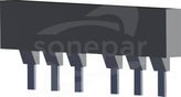 SENTRON 3NP19231BF20 2xNH000 Szyna 3-faz.