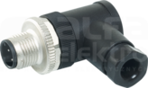 M12 5P max.0,75mm2 4-6mm Wtyk męski kątowy zaciski śrubowe