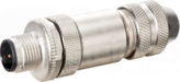 M12 4P max.0,75mm2 6-8mm ETHERNET kod.D Wtyk męski prosty zaciski śrubowe ekranowany