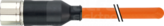 M23 6P wtyk prosty Kabel zasilający