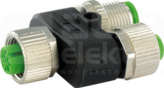 M12 5P Trójnik męski/żeński